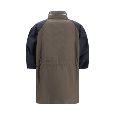 Sacai Bicolor Cotton Shell Jacket