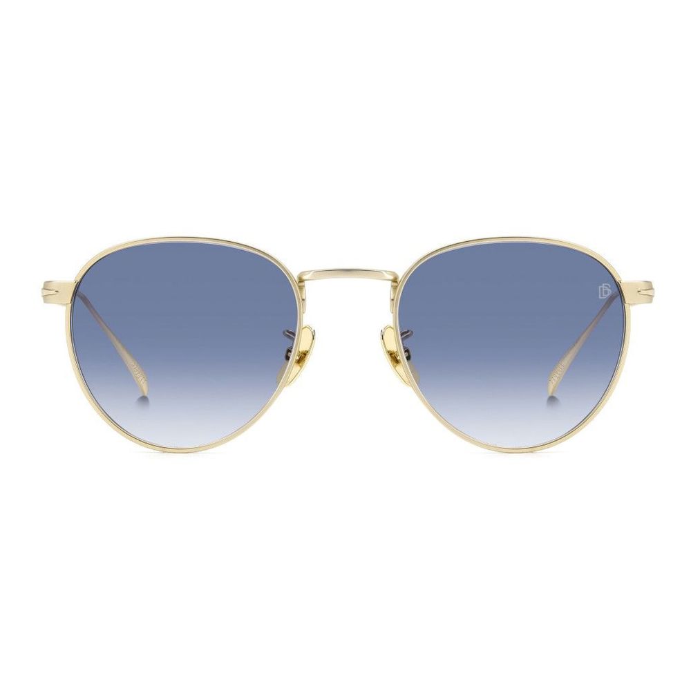 David Beckham Gold Metal Sunglasses