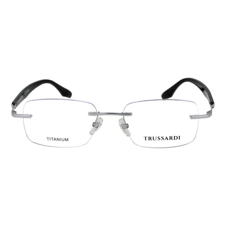 Trussardi Silver Stainless Steel Glasses (Frames)