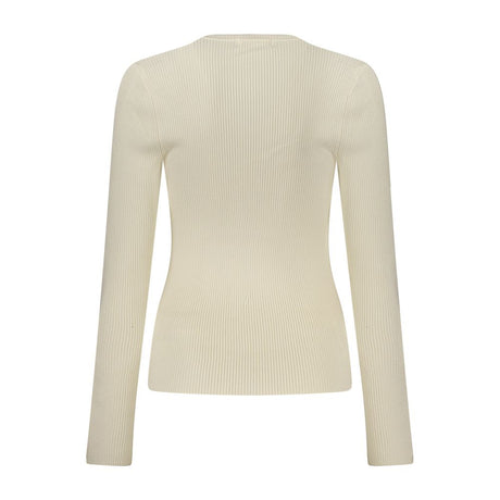 Guess Jeans Bianco Viscose Women Sweater