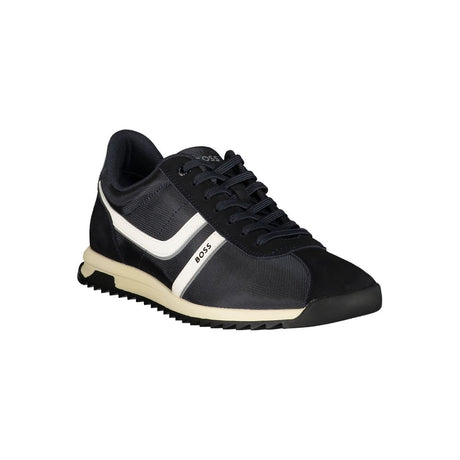 Hugo Boss Blue Polyurethane Men's Sneaker