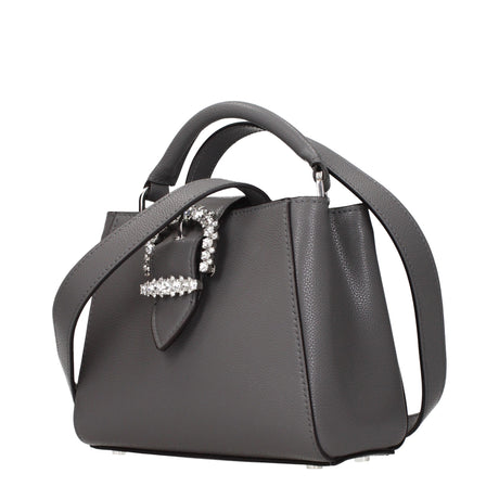 Jimmy Choo Gray Leather Handbag