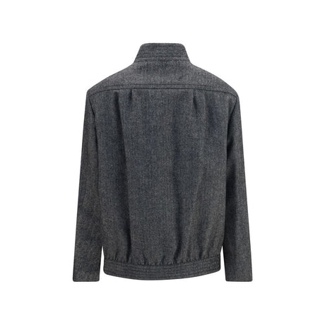 Blazé Milano Gray Wool Oves Aries Shell Jacket