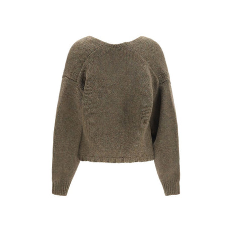 Khaite Bicolor Cashmere Cardigan