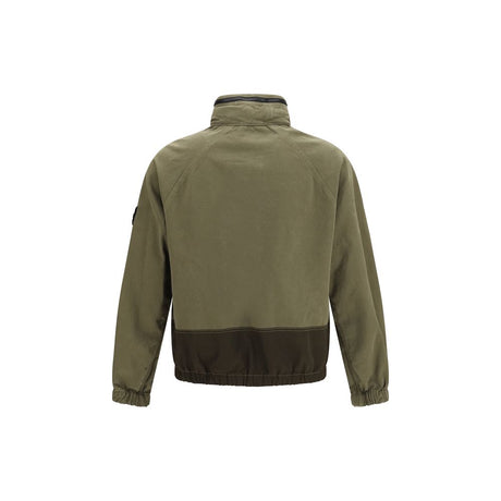 Stone Island Bicolor Cotton Full-Length Jacket
