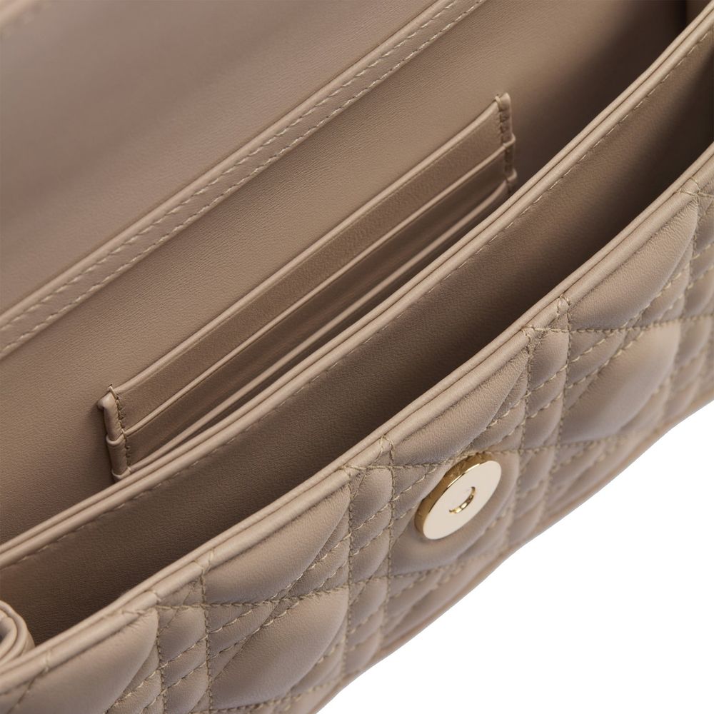 Dior Beige Leather Clutch Bag