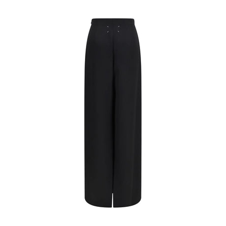 Maison Margiela Black Wool Oves Aries Long Skirt