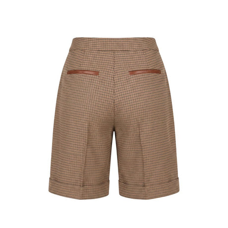 Trussardi Jeans Brown Viscose Women Shorts