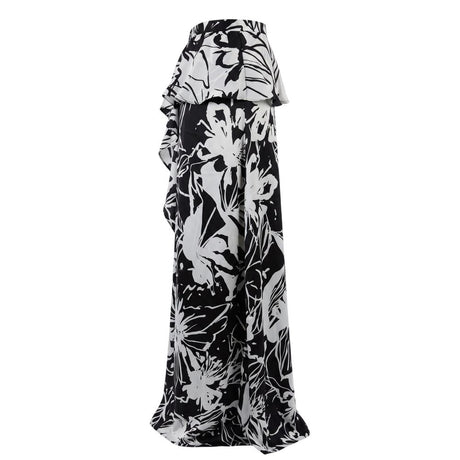 Trussardi Jeans Black Polyester Women Skirt