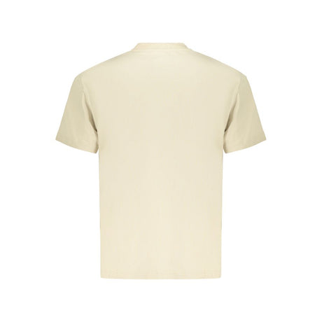 Refrigiwear Beige Cotton Mens T-Shirt