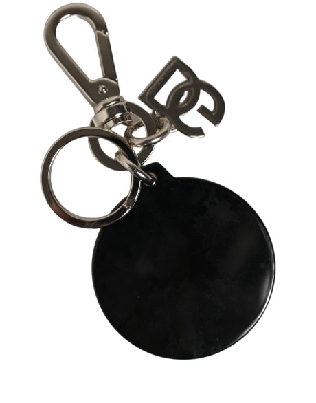 Dolce & Gabbana Black Kaisen Satoru Gojo Charm Metal Keychain Keyring