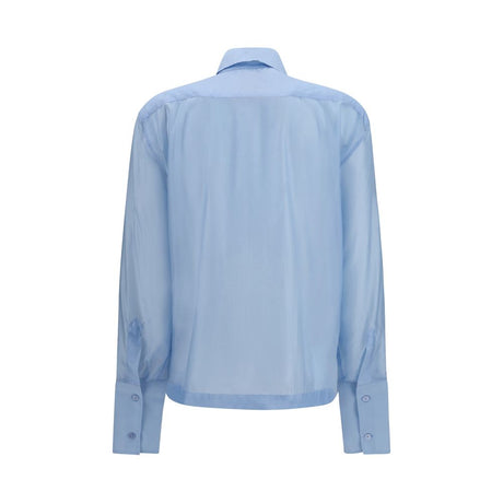 The Latest Blue Wool Oves Aries Dress Shirt