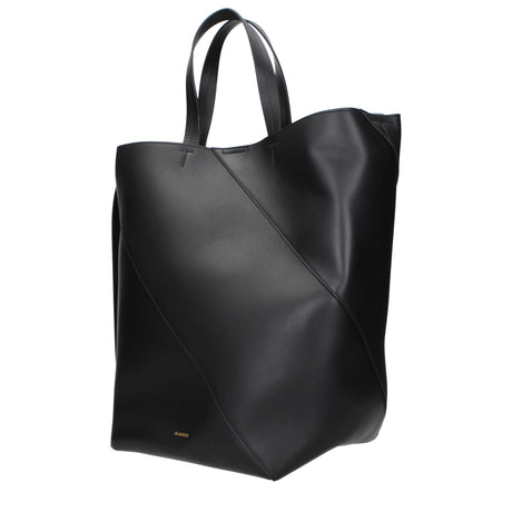 Jil Sander Black Leather Crossbody Bag