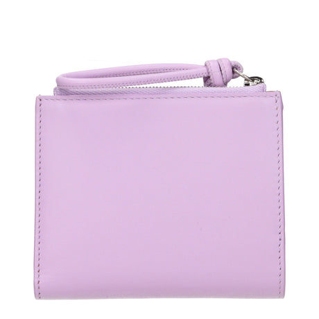 Jil Sander Pink Leather Wallet