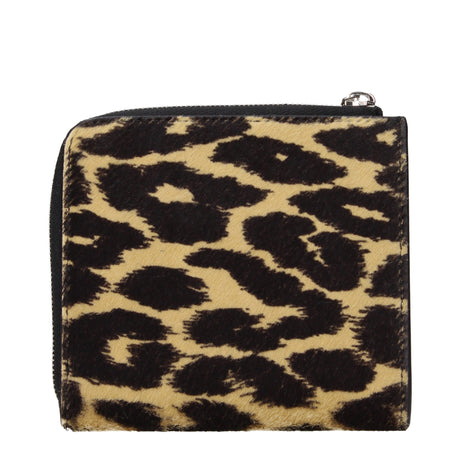 Jil Sander Beige Horsehair Wallet