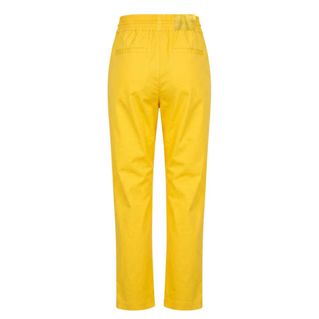 Trussardi Jeans Yellow Cotton Women Pant