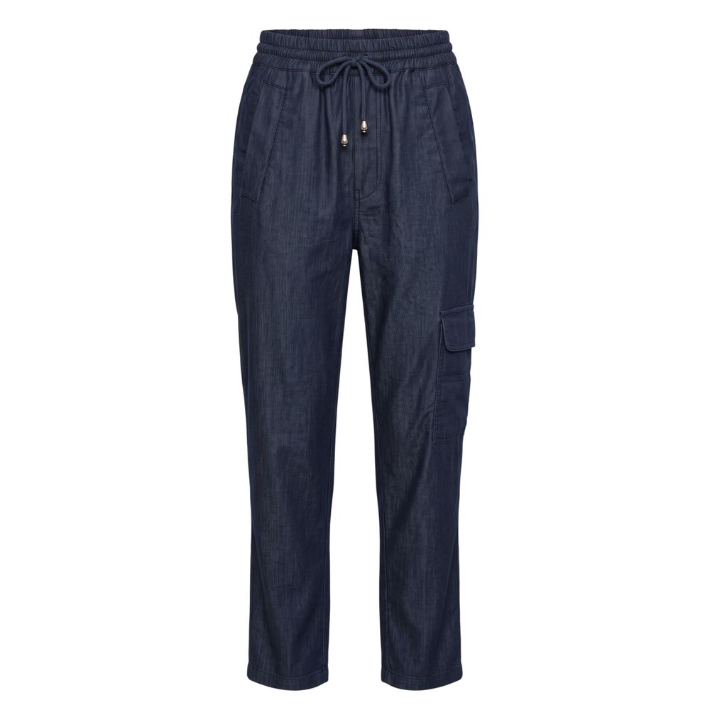 Trussardi Jeans Blue Cotton Women's Pant