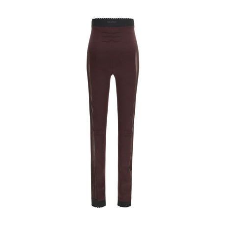 The Attico Purple Viscose Leggings