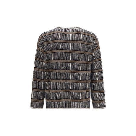 Giorgio Armani Blue Silk Sweatshirt
