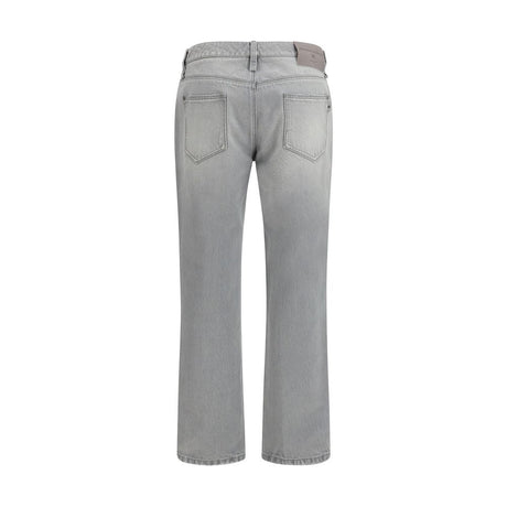 Ermanno Scervino Gray Cotton Boyfriend Jeans