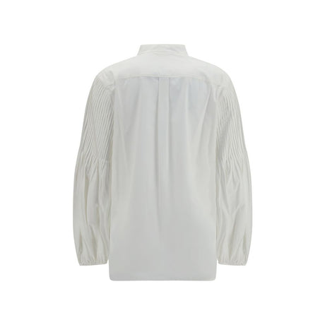 Max Mara White Cotton Blouse