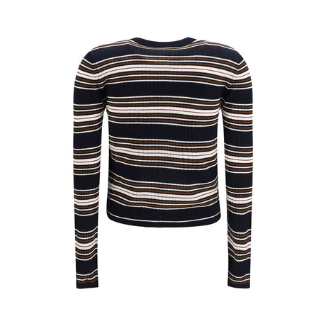 Max Mara Blue Silk Cardigan