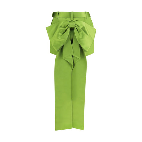 Self-Portrait Bicolor Polyester Mini Skirt