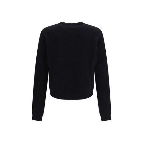 Rick Owens Black Alpaca Vicugna Pacos Sweatshirt