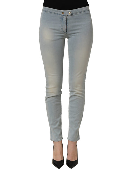 CYCLE Light Blue Washed Stretch Skinny Denim Trouser Women Jeans