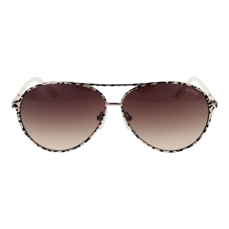 Guess Cremefarvede Metal Solbriller