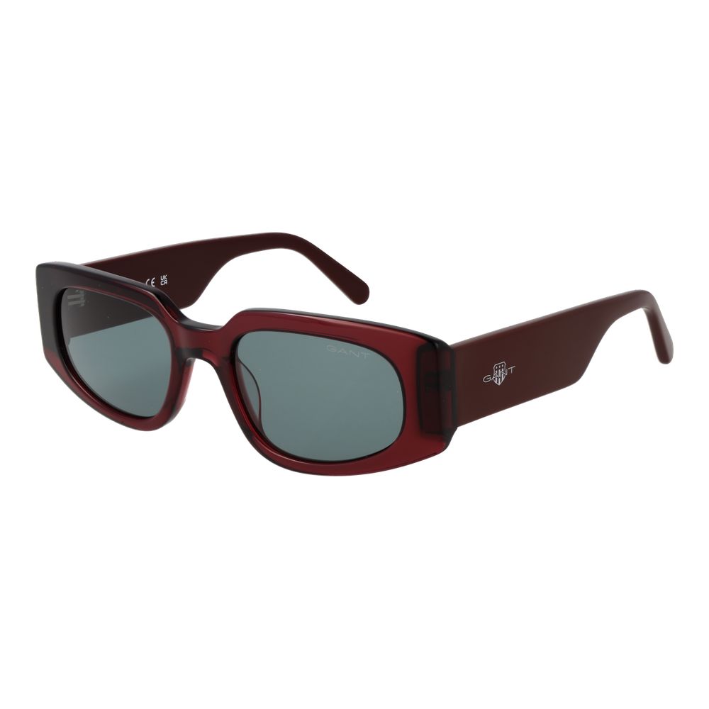 Gant bordeauxrøde acetat solbriller