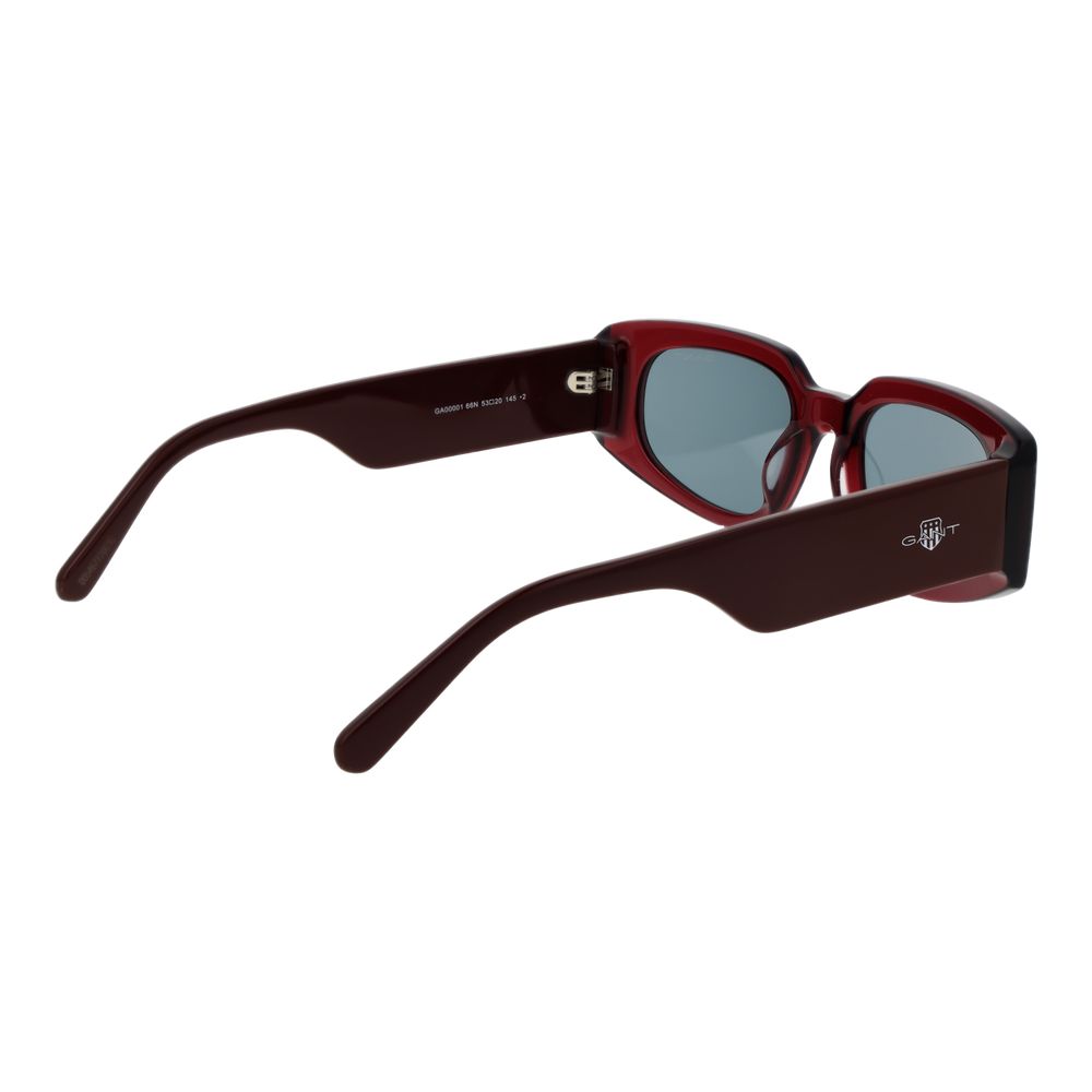 Gant bordeauxrøde acetat solbriller