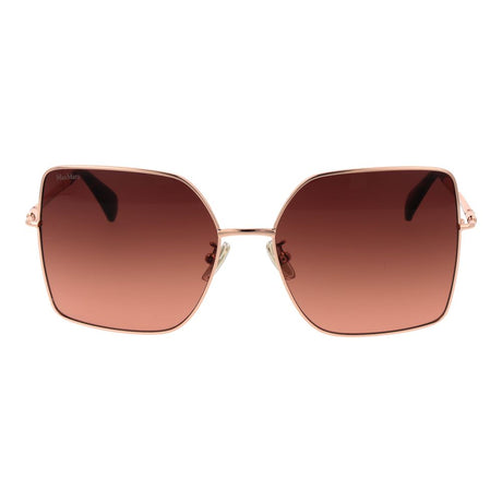Max Mara solbriller i rosaguld med metal