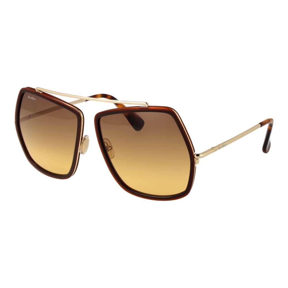 Max Mara brune metalsolbriller