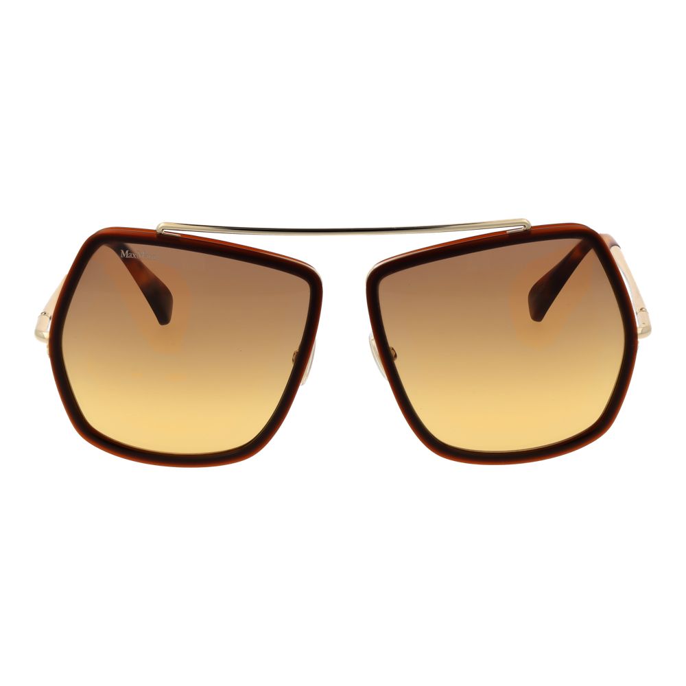 Max Mara brune metalsolbriller