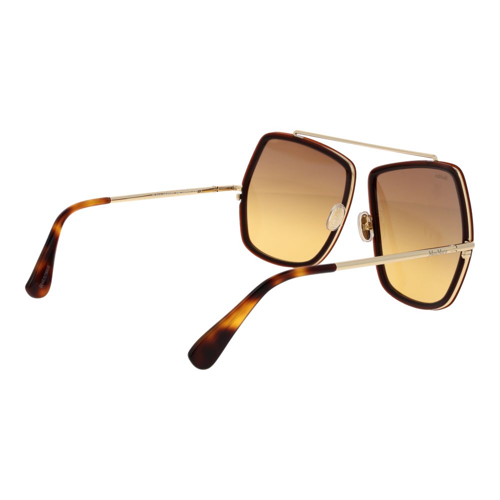 Max Mara brune metalsolbriller