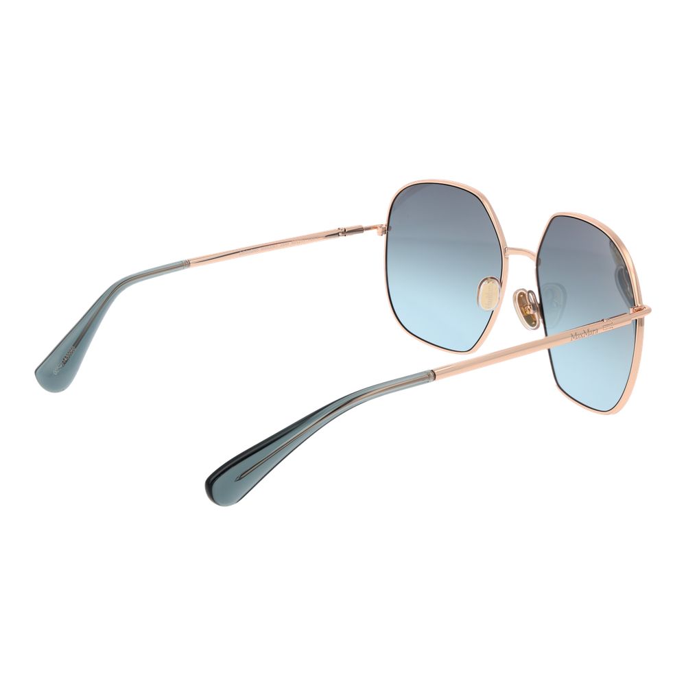 Max Mara solbriller i rosaguld med metal