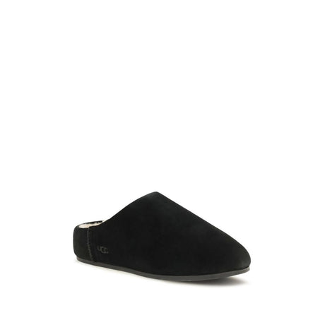 UGG Black Leather Mules