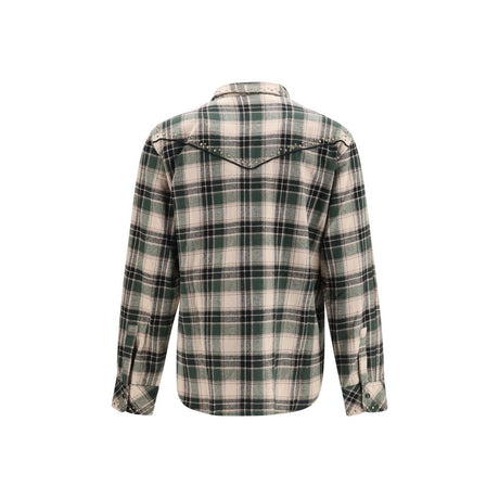 P.A.R.O.S.H. Bicolor Cotton Pattern Shirt