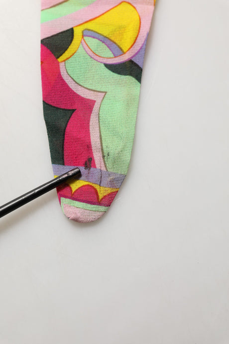 Dolce & Gabbana Multicolor Floral Print Tights Stockings Socks