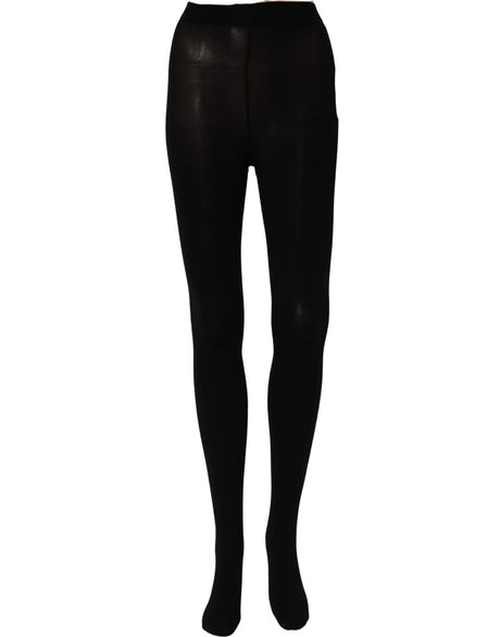Dolce & Gabbana Black Nylon Sheer Tights Stockings Pantyhose Socks