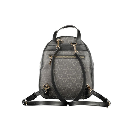Mario Valentino Black Polyurethane Women's Backpack