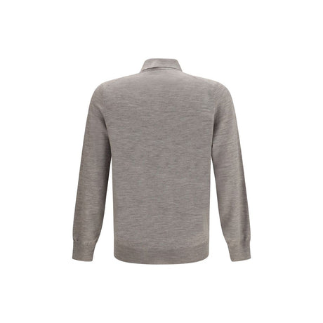 Brunello Cucinelli Gray Cashmere Sweatshirt