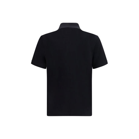 Moose Knuckles Black Cotton Polo Shirt