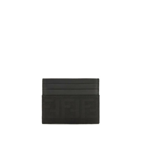 Fendi Black Polyester Wallet