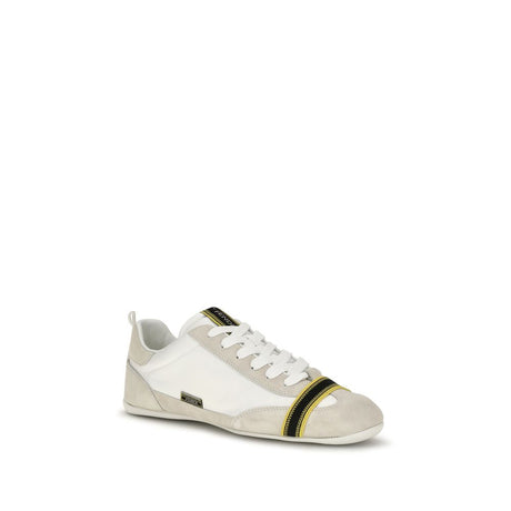 Fendi Gray Fabric Athletic Sneakers