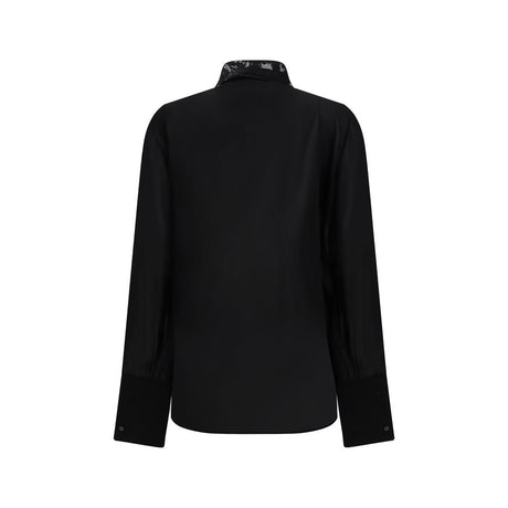 Fendi Black Silk Blouse