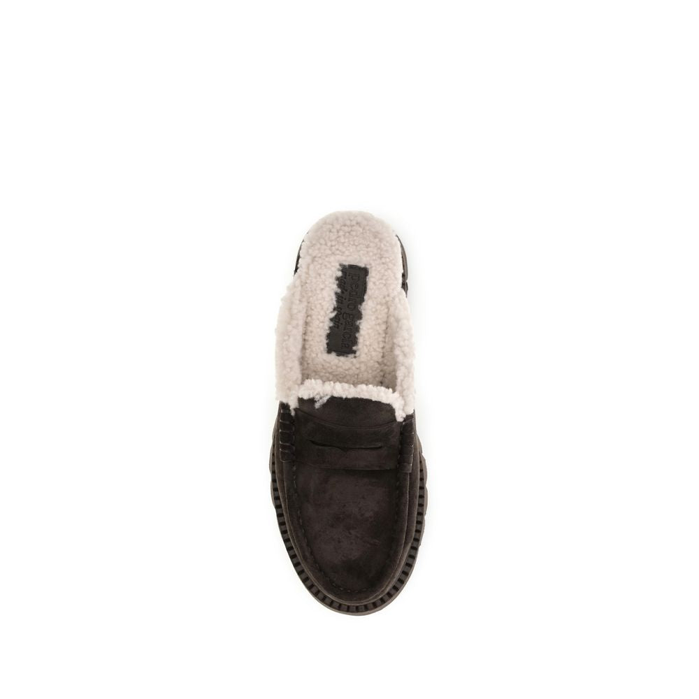 Pedro García Brown Calf Leather Bos Taurus Mules