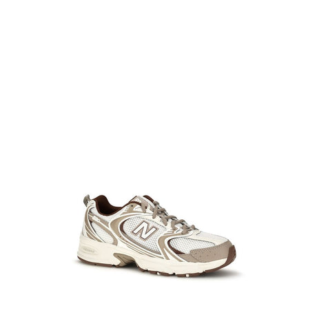 New Balance Silver Fabric Athletic Sneakers