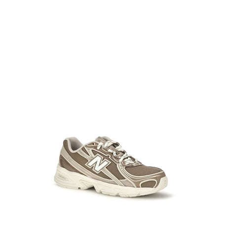 New Balance Beige Fabric Athletic Sneakers